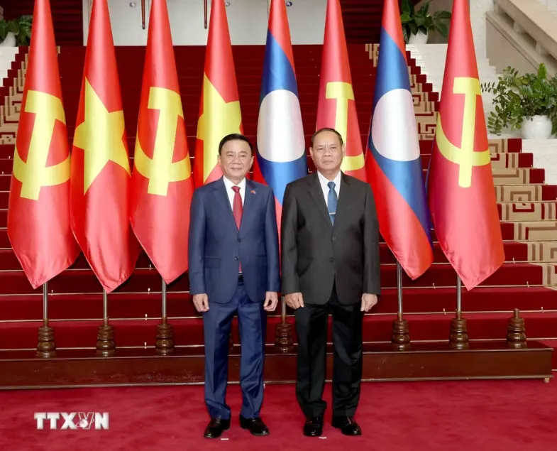 L&agrave;m s&acirc;u sắc hơn nữa nội h&agrave;m &ldquo;gắn kết chiến lược&rdquo; trong quan hệ Việt Nam-L&agrave;o - Ảnh 1.