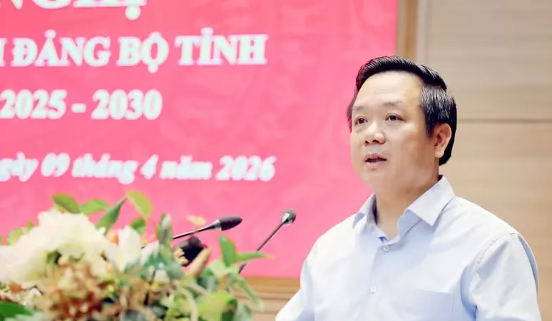 &Ocirc;ng Phạm Quang Ngọc được bầu giữ chức B&iacute; thư Tỉnh ủy Hưng Y&ecirc;n - Ảnh 1.