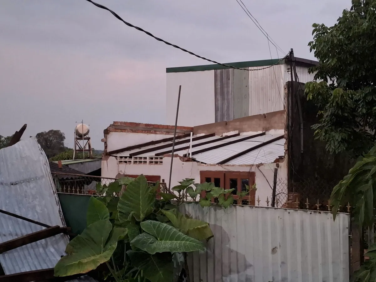 Lốc xo&aacute;y g&acirc;y thiệt hại nhiều nh&agrave; d&acirc;n, c&acirc;y xanh đổ h&agrave;ng loạt tại Bảo Lộc- Ảnh 2.