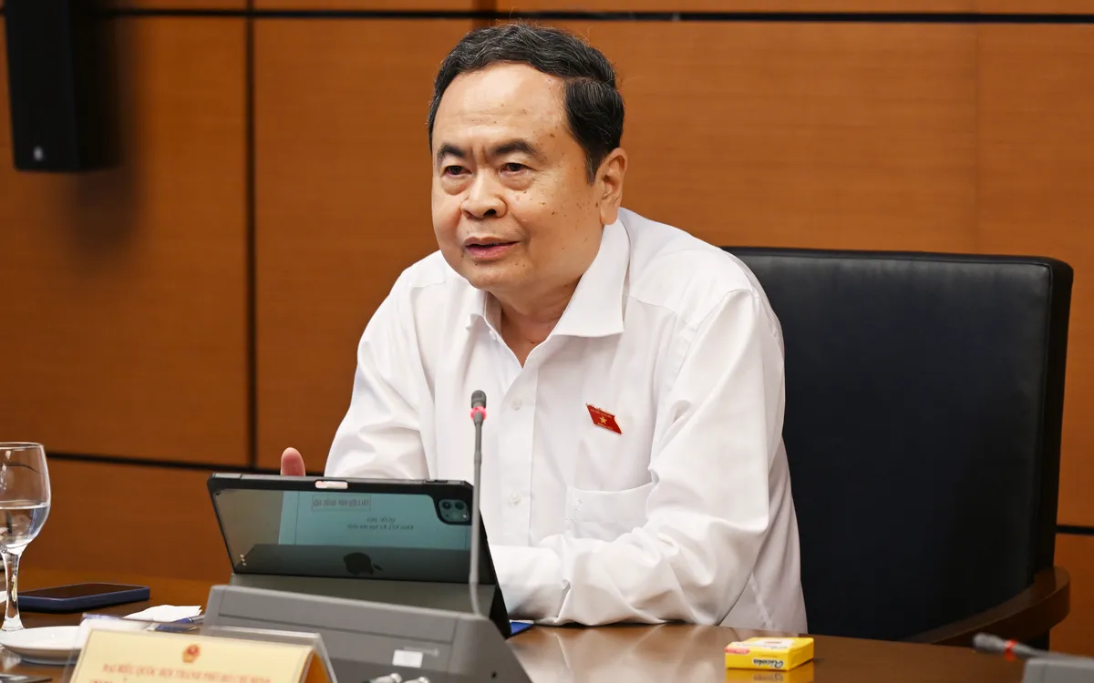 Chủ tịch Quốc hội Trần Thanh Mẫn phát biểu