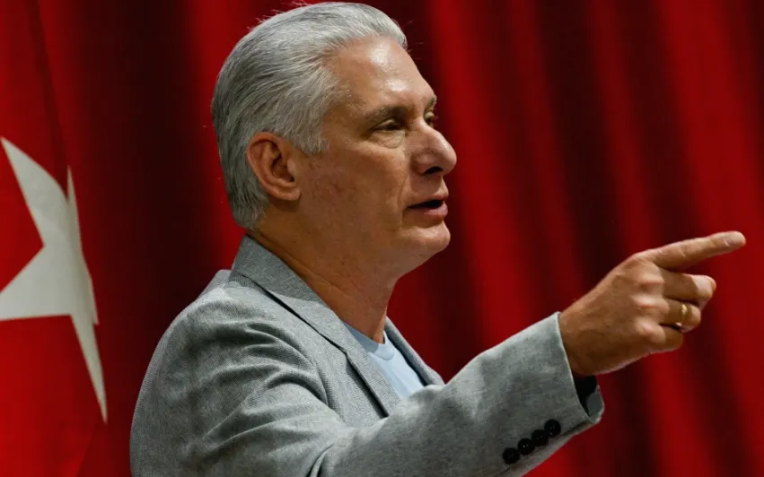 Chủ tịch Cuba Miguel Díaz-Canel (Ảnh: AP) 