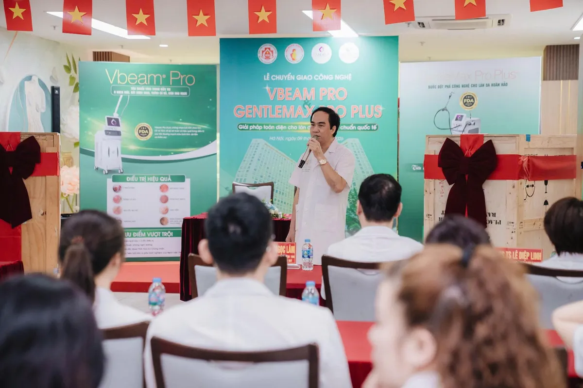 Bệnh viện Trung ương Qu&acirc;n đội 108 tiếp nhận hệ thống laser thế hệ mới, n&acirc;ng tầm điều trị da liễu &ndash; thẩm mỹ- Ảnh 5.