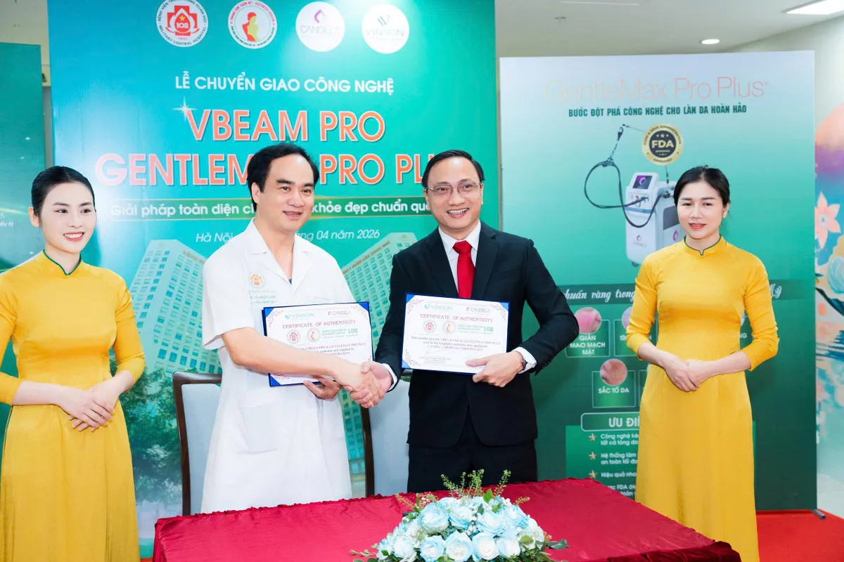 Bệnh viện Trung ương Qu&acirc;n đội 108 tiếp nhận hệ thống laser thế hệ mới, n&acirc;ng tầm điều trị da liễu &ndash; thẩm mỹ- Ảnh 2.