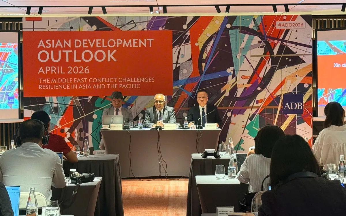 Báo cáo Triển vọng Phát triển châu Á tháng 4/2026, kinh tế Việt Nam được dự báo tăng trưởng 7,2% trong năm 2026 và 7,0% trong năm 2027 - Ảnh: VGP