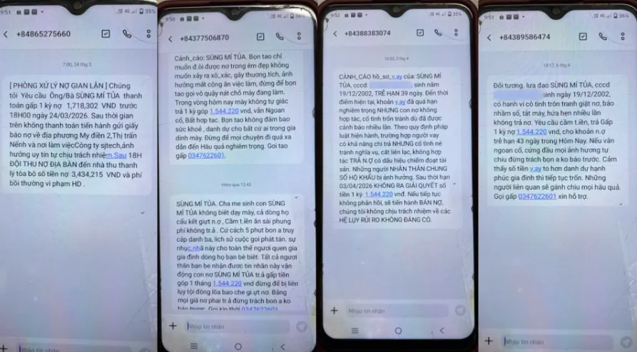 Chi&ecirc;u lừa mới: Giả chủ nợ, dọa gọi điện uy hiếp người nh&agrave; để &eacute;p nạn nh&acirc;n chuyển khoản- Ảnh 1.