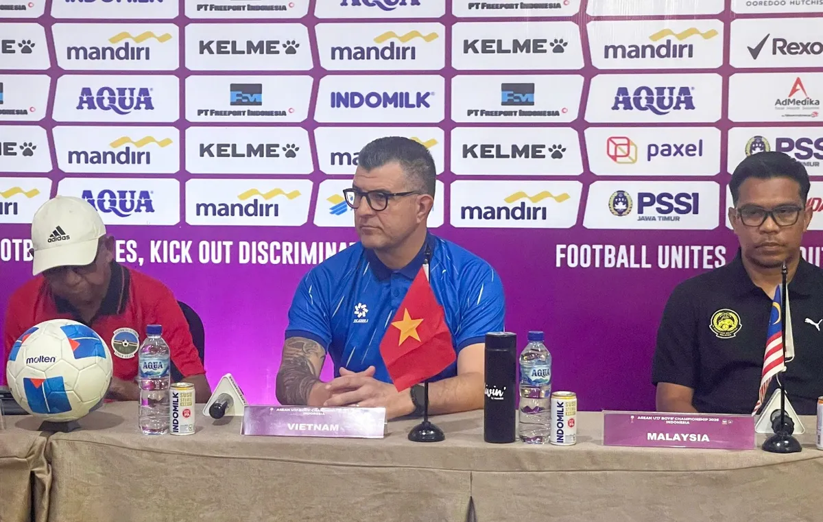 HLV Cristiano Roland: U17 Việt Nam không ngại "bảng tử thần", tự tin chinh phục giải Đông Nam Á- Ảnh 1.