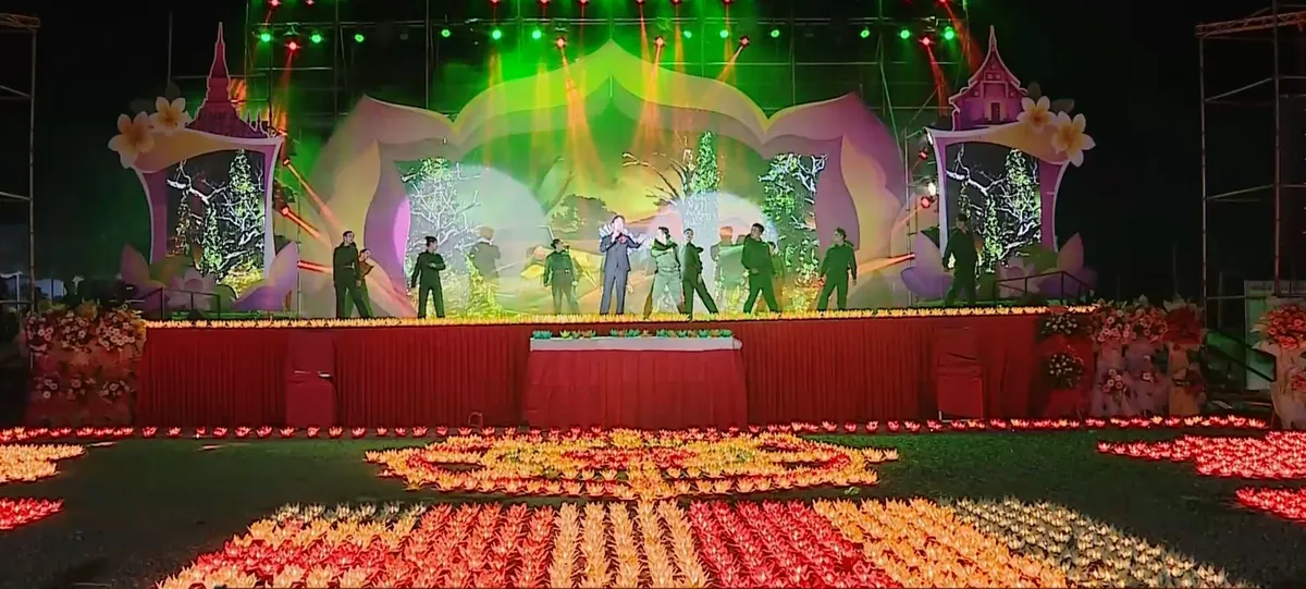 Chương tr&igrave;nh nghệ thuật &ldquo;Ng&ocirc;i ch&ugrave;a hữu nghị Việt &ndash; L&agrave;o&rdquo;- Ảnh 1.