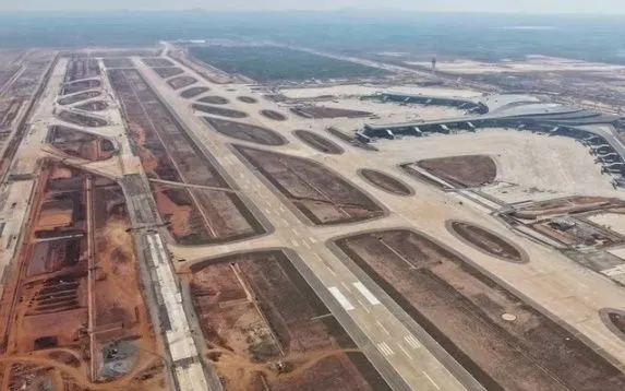 Sân bay Long Thành cuối tháng 3/2026. (Ảnh: Công Phong/TTXVN)