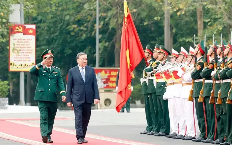 Tổng B&iacute; thư, Chủ tịch nước: Qu&acirc;n khu 1 phải lu&ocirc;n gần d&acirc;n, trọng d&acirc;n, hiểu d&acirc;n- Ảnh 1.