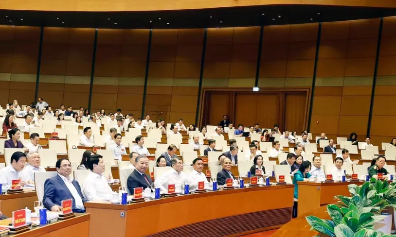 Tổng B&iacute; thư, Chủ tịch nước T&ocirc; L&acirc;m dự Hội nghị triển khai Nghị quyết Hội nghị lần thứ hai BCH Trung ương Đảng kh&oacute;a XIV - Ảnh 2.