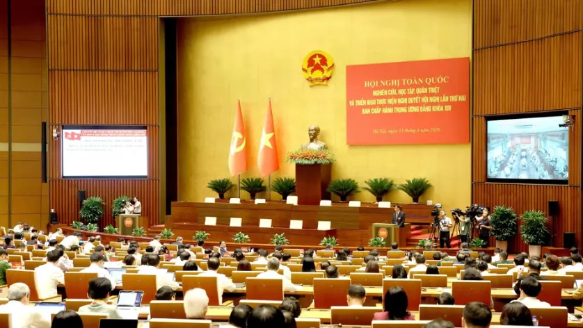 Tổng B&iacute; thư, Chủ tịch nước T&ocirc; L&acirc;m dự Hội nghị triển khai Nghị quyết Hội nghị lần thứ hai BCH Trung ương Đảng kh&oacute;a XIV - Ảnh 3.