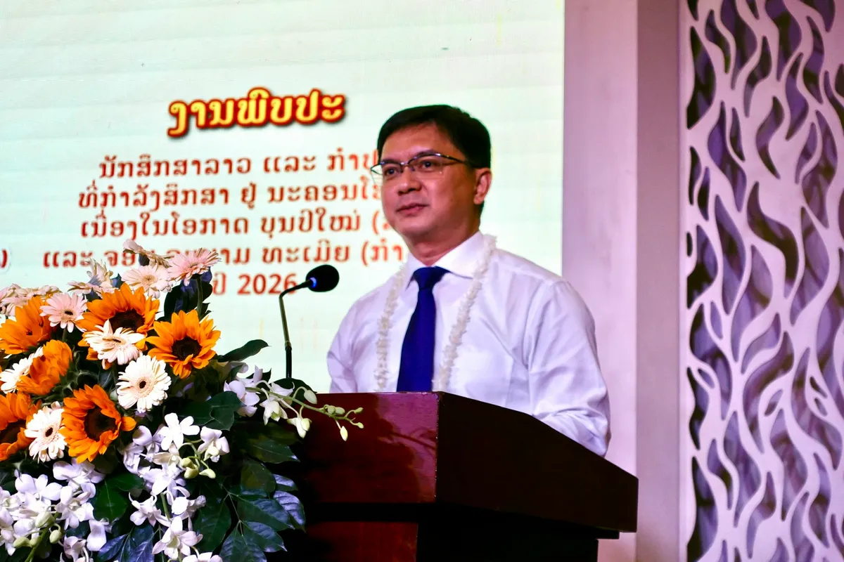 L&atilde;nh đạo TP Hồ Ch&iacute; Minh gặp gỡ, ch&uacute;c Tết sinh vi&ecirc;n L&agrave;o v&agrave; Campuchia - Ảnh 1.