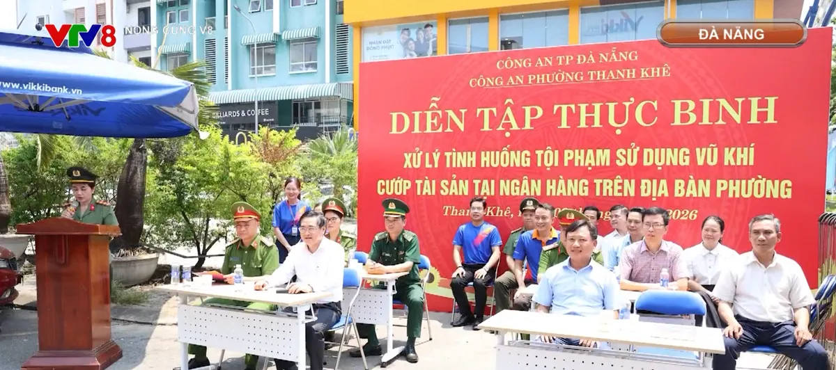 Đ&agrave; Nẵng chủ động diễn tập xử l&yacute; t&igrave;nh huống cướp ng&acirc;n h&agrave;ng- Ảnh 6.