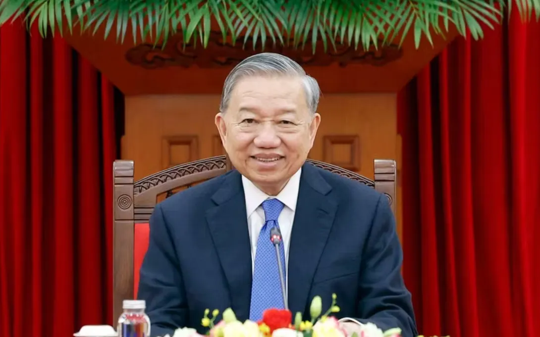 Tổng Bí thư, Chủ tịch nước Tô Lâm điện đàm với bà Takaichi Sanae, Chủ tịch Đảng Dân chủ Tự do Nhật Bản (LDP), Thủ tướng Nhật Bản. (Ảnh: TTXVN)