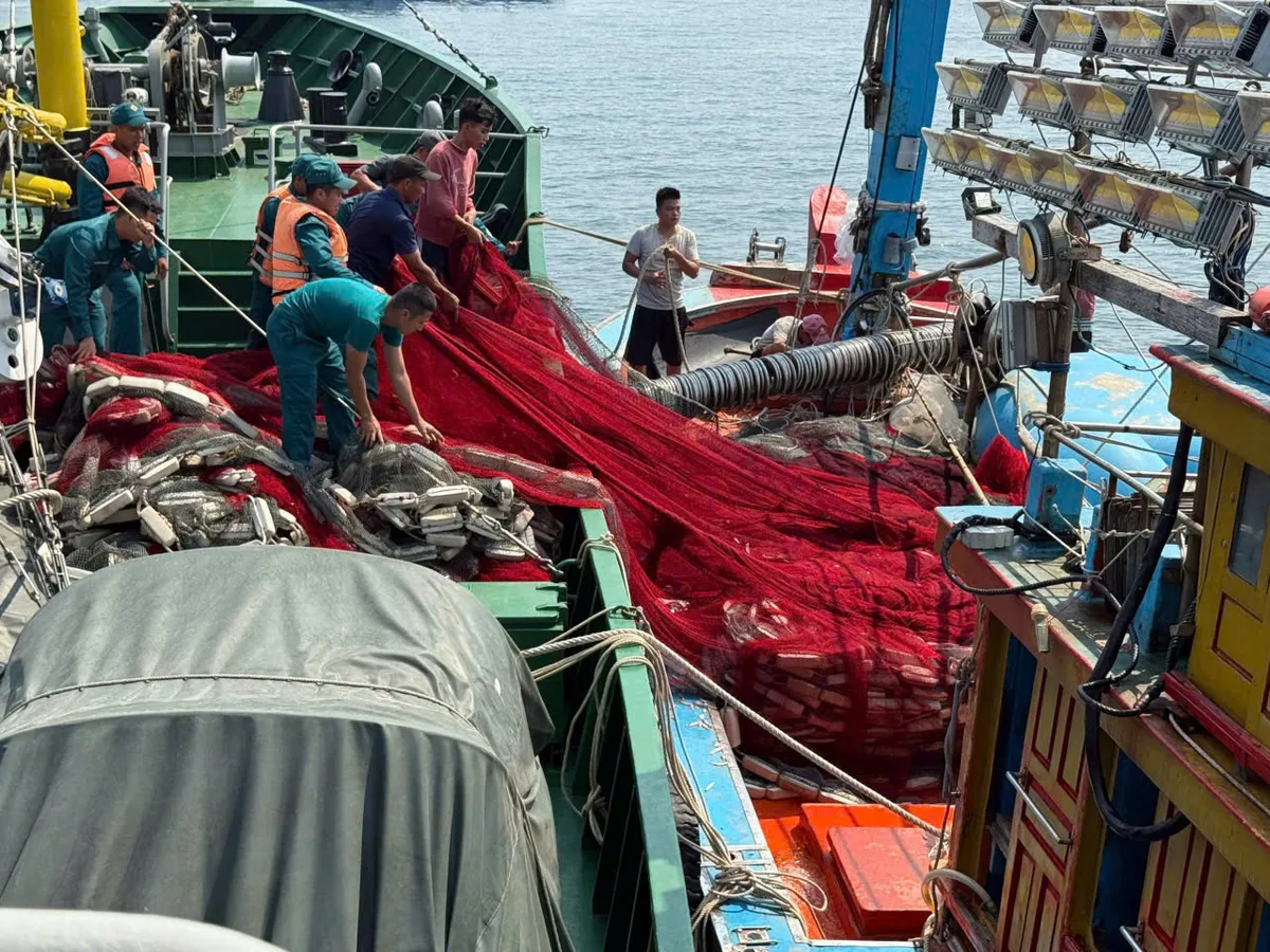 Đ&agrave; Nẵng: Hải đội D&acirc;n qu&acirc;n thường trực kịp thời cứu hộ t&agrave;u c&aacute; gặp nạn tr&ecirc;n biển- Ảnh 3.