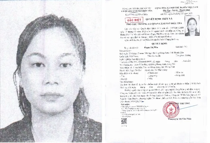 H&agrave; Nội: Truy n&atilde; người phụ nữ cầm đầu đường d&acirc;y lừa đảo chiếm đoạt t&agrave;i sản - Ảnh 1.