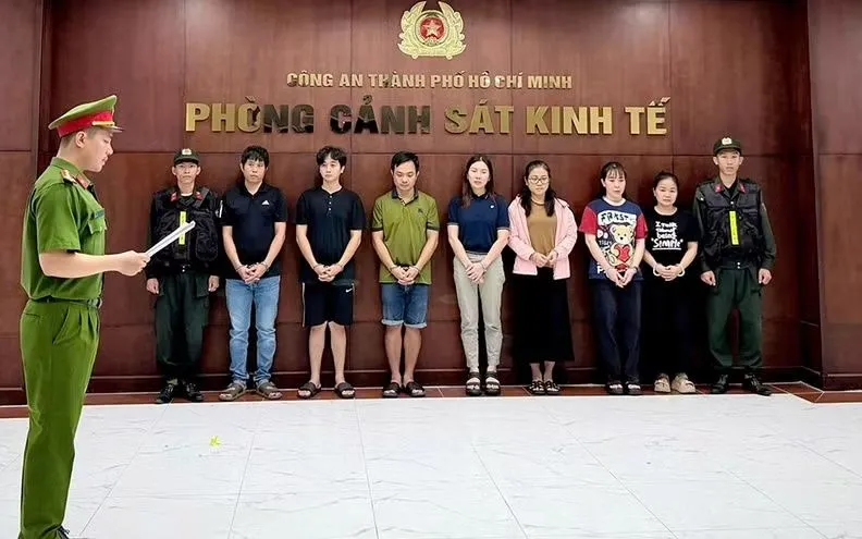 Các đối tượng bị khởi tố, bắt giữ. (Nguồn: CACC)