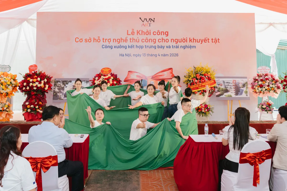 Khởi c&ocirc;ng cơ sở hỗ trợ nghề cho người khuyết tật tại H&agrave; Nội- Ảnh 2.