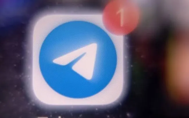 Biểu tượng ứng dụng Telegram. (Ảnh: AFP/TTXVN)