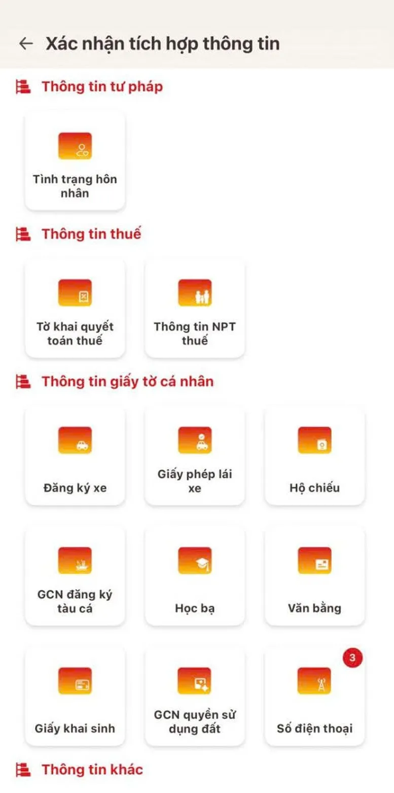 C&aacute;c bước x&aacute;c thực th&ocirc;ng tin SIM ch&iacute;nh chủ tr&ecirc;n ứng dụng VNeID - Ảnh 3.