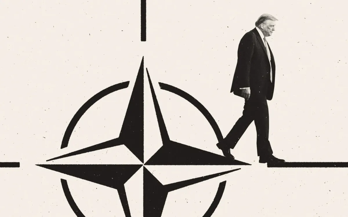 Tổng thống Donald Trump, dù nhiều lần chỉ trích gay gắt NATO, hiện vẫn khó có thể đưa Mỹ rời khỏi liên minh này. (Ảnh: Getty Images)