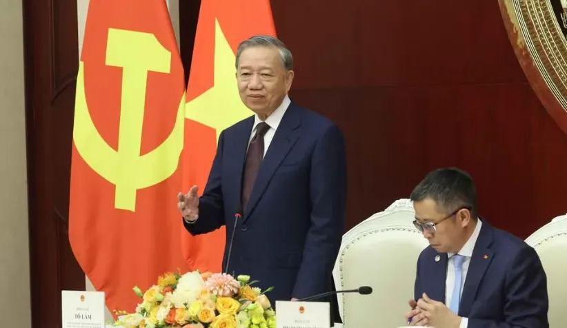 Tổng Bí thư, Chủ tịch nước Tô Lâm thăm cộng đồng người Việt Nam tại Trung Quốc - Ảnh 3.