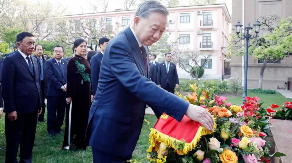 Tổng Bí thư, Chủ tịch nước Tô Lâm thăm cộng đồng người Việt Nam tại Trung Quốc - Ảnh 5.