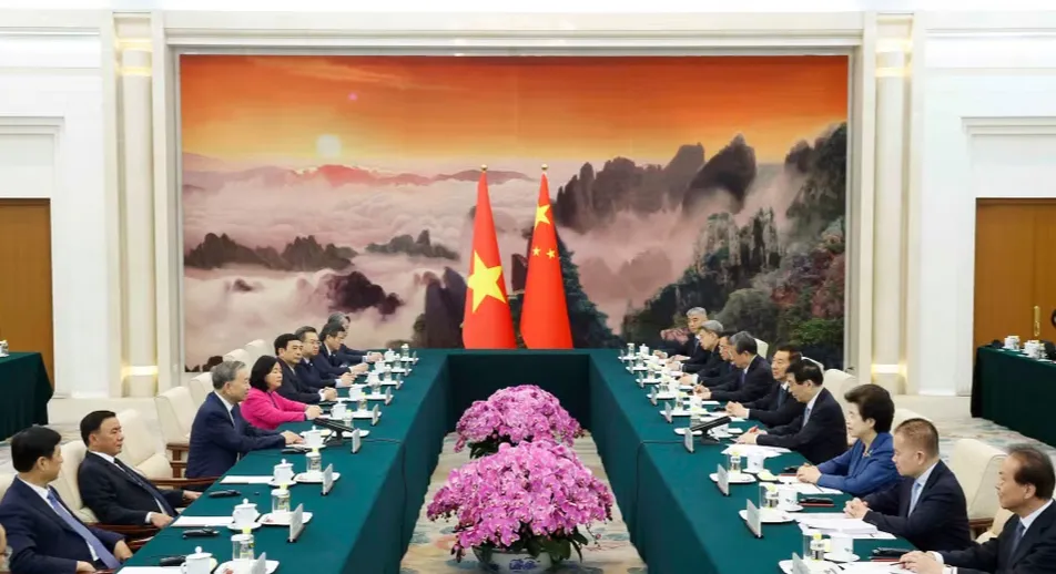 Tổng B&iacute; thư, Chủ tịch nước T&ocirc; L&acirc;m hội kiến Chủ tịch Ch&iacute;nh hiệp to&agrave;n quốc Trung Quốc - Ảnh 2.