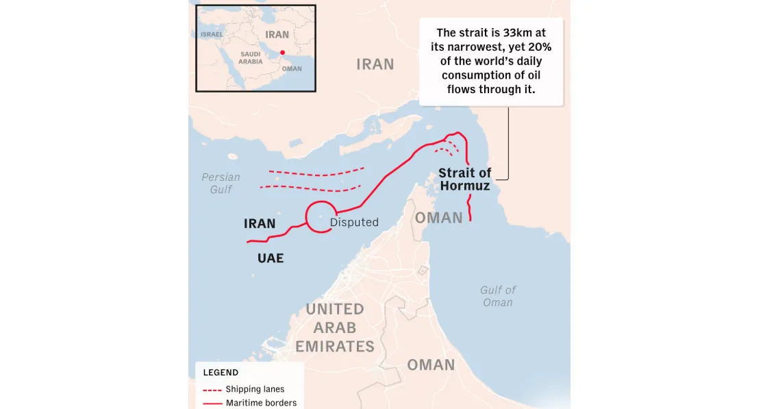 Iran cảnh báo rủi ro toàn cầu liên quan đến eo biển Hormuz- Ảnh 1. Iran cảnh báo rủi ro toàn cầu liên quan đến eo biển Hormuz- Ảnh 1.