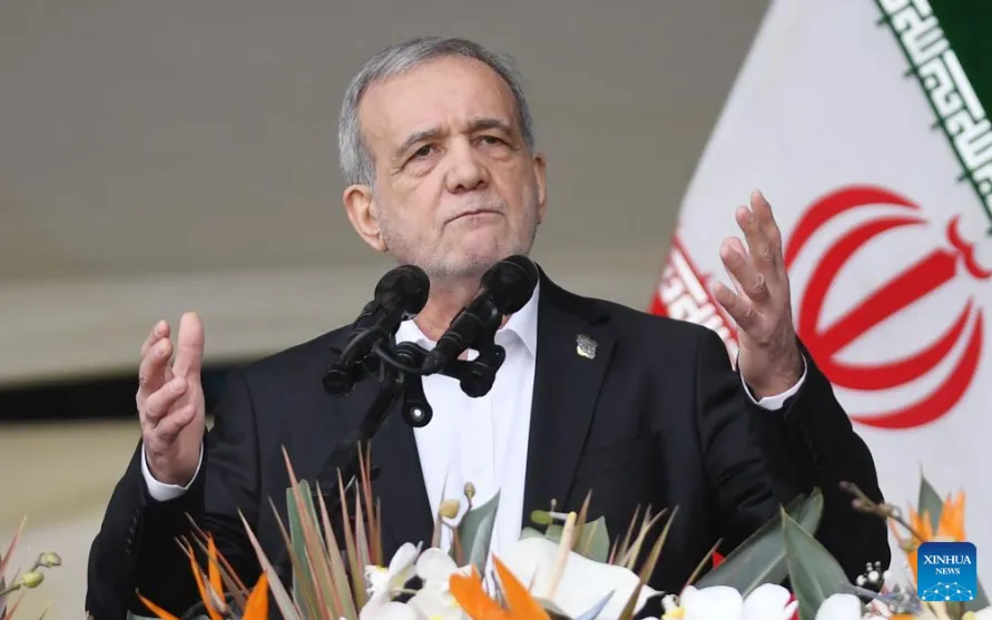 Tổng thống Iran Masoud Pezeshkian (Ảnh: Tân Hoa Xã)