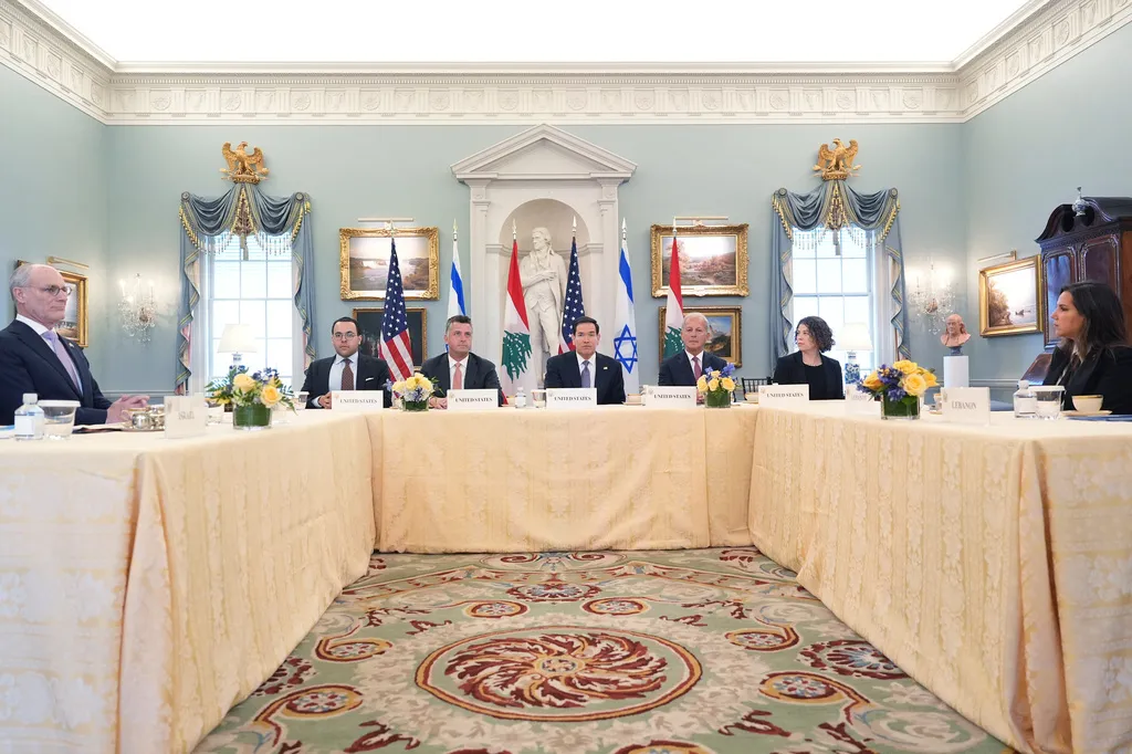 Lebanon và Israel đàm phán trực tiếp tại Washington- Ảnh 1. Lebanon và Israel đàm phán trực tiếp tại Washington- Ảnh 1.