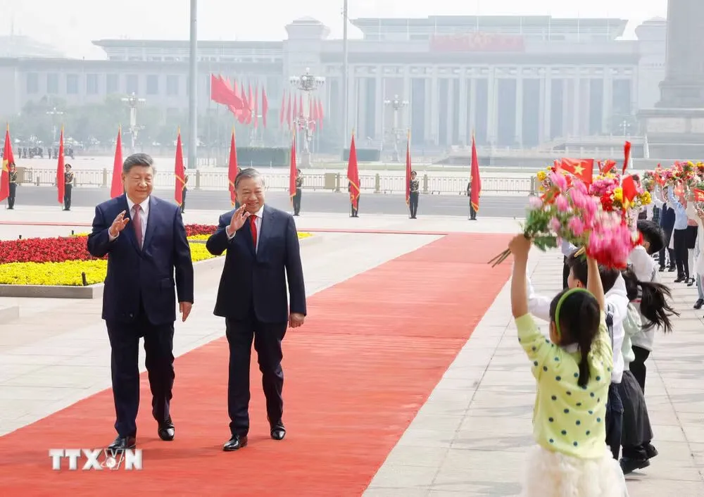 Lễ đ&oacute;n Tổng B&iacute; thư, Chủ tịch nước T&ocirc; L&acirc;m thăm cấp Nh&agrave; nước đến Trung Quốc- Ảnh 5.