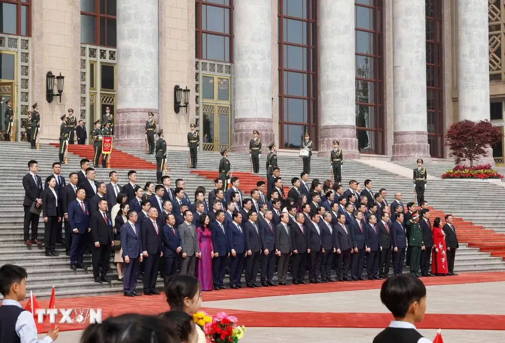 Lễ đ&oacute;n Tổng B&iacute; thư, Chủ tịch nước T&ocirc; L&acirc;m thăm cấp Nh&agrave; nước đến Trung Quốc- Ảnh 6.