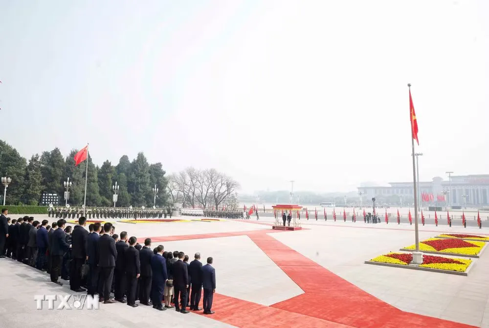 Lễ đ&oacute;n Tổng B&iacute; thư, Chủ tịch nước T&ocirc; L&acirc;m thăm cấp Nh&agrave; nước đến Trung Quốc- Ảnh 7.