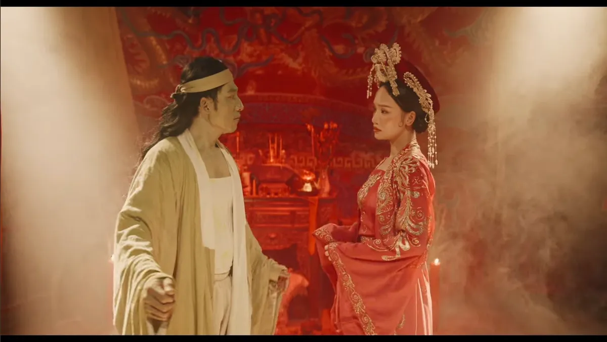 Miu L&ecirc;, Li&ecirc;n Bỉnh Ph&aacute;t h&aacute;t cải lương, rap trong OST độc lạ của phim Đại tiệc trăng m&aacute;u 8 - Ảnh 1.