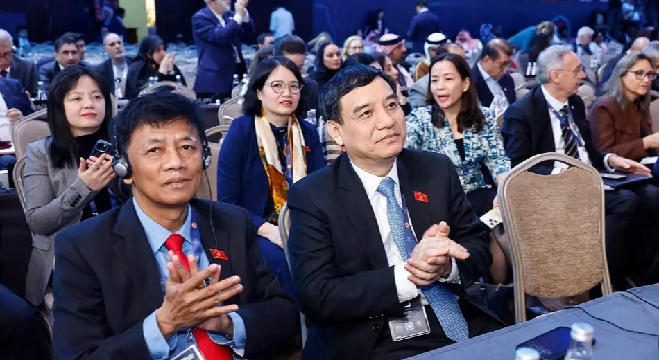 Chủ tịch Quốc hội phát biểu tại IPU-152 về hòa bình, công lý cho thế hệ tương lai- Ảnh 3.