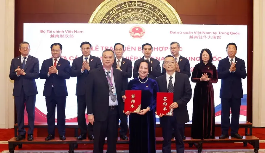 Doanh nghiệp Việt Nam - Trung Quốc trao đổi nhiều bản ghi nhớ hợp t&aacute;c - Ảnh 1.