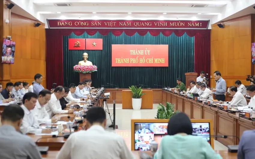 Ban Chỉ đạo về phát triển khoa học công nghệ, đổi mới sáng tạo, chuyển đổi số TP Hồ Chí Minh sơ kết quý 1/2026 về thực hiện Nghị quyết 57 của Bộ Chính trị, Đề án 204 của Ban Bí thư và Đề án 06 của Chính phủ. 