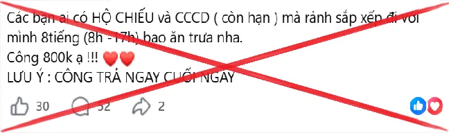 Cảnh b&aacute;o thủ đoạn thu&ecirc; người đi mua ngoại tệ nhằm trục lợi   - Ảnh 1.
