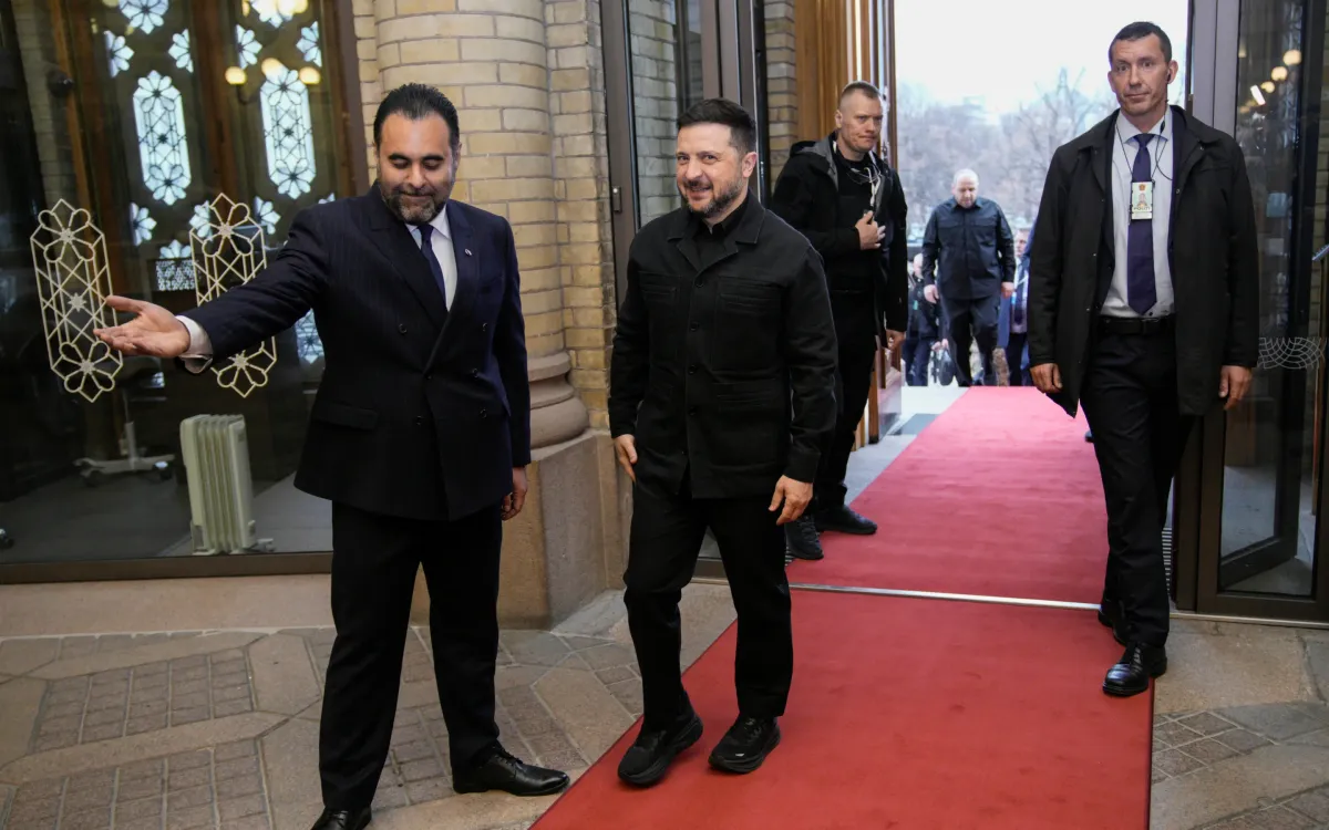 Tổng thống Ukraine Volodymyr Zelensky tại Na Uy ngày 15/4/2026. (Ảnh: AP)