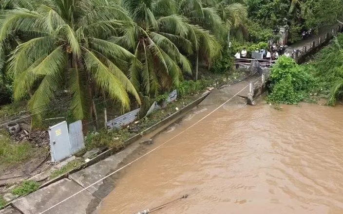 TP. Hồ Chí Minh có 43 vị trí sạt lở bờ sông, kênh, rạch nguy hiểm và đặc biệt nguy hiểm. (Ảnh: Lê Thúy Hằng/TTXVN)