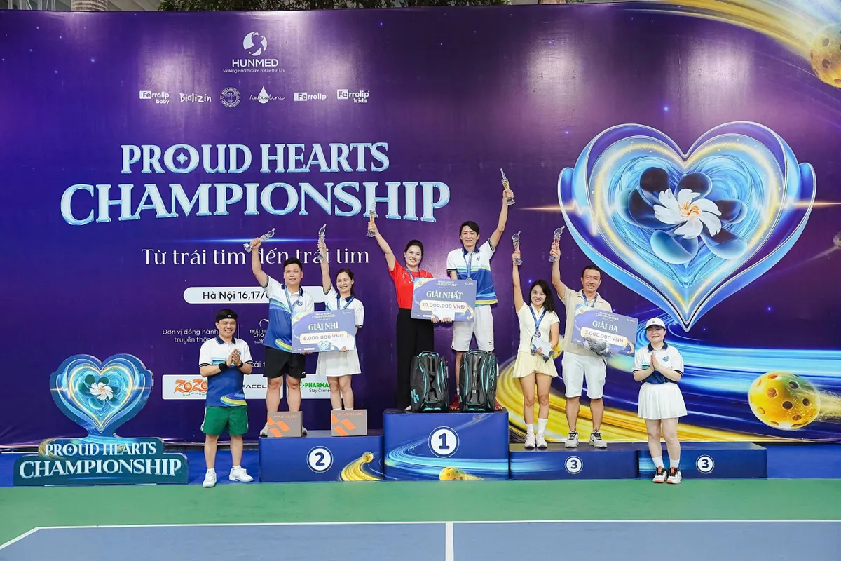 HUNMED g&oacute;p nhịp đập c&ugrave;ng&ldquo;Tr&aacute;i Tim Cho Em&rdquo; từ giải đấu pickleball "PROUD HEARTS CHAMPIONSHIP"- Ảnh 18.