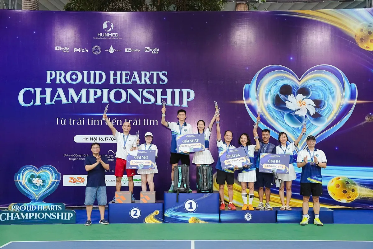 HUNMED g&oacute;p nhịp đập c&ugrave;ng&ldquo;Tr&aacute;i Tim Cho Em&rdquo; từ giải đấu pickleball "PROUD HEARTS CHAMPIONSHIP"- Ảnh 17.