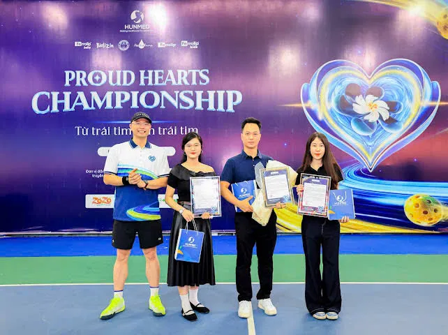 HUNMED g&oacute;p nhịp đập c&ugrave;ng&ldquo;Tr&aacute;i Tim Cho Em&rdquo; từ giải đấu pickleball "PROUD HEARTS CHAMPIONSHIP"- Ảnh 9.