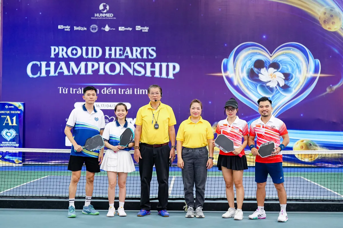 HUNMED g&oacute;p nhịp đập c&ugrave;ng&ldquo;Tr&aacute;i Tim Cho Em&rdquo; từ giải đấu pickleball "PROUD HEARTS CHAMPIONSHIP"- Ảnh 7.