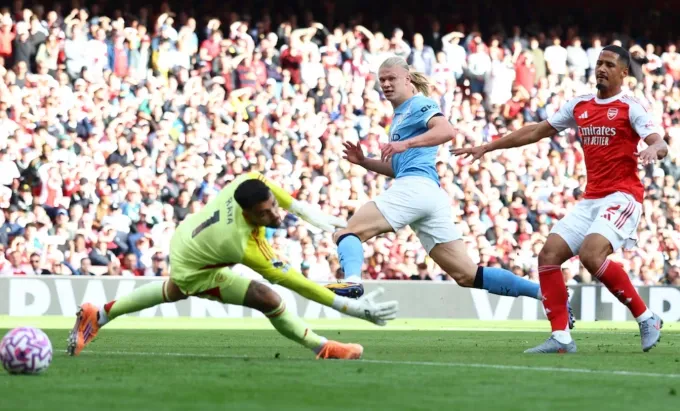 Man City &ndash; Arsenal: Trận cầu c&oacute; thể quyết định ng&ocirc;i vương, thậm ch&iacute; dẫn tới play-off- Ảnh 1.