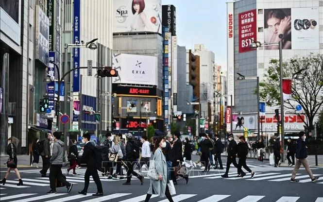 Quang cảnh tại thủ đô Tokyo, Nhật Bản. Ảnh: AFP/TTXVN
