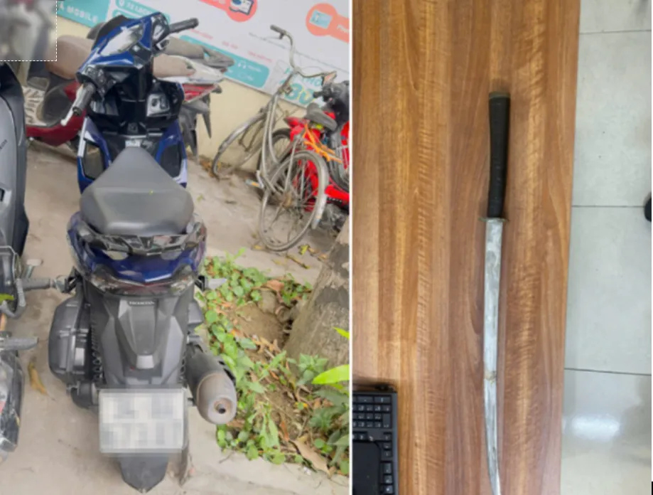 D&agrave;n cảnh cướp lại xe đ&atilde; b&aacute;n, nh&oacute;m thiếu ni&ecirc;n mang kiếm rượt đuổi tr&ecirc;n phố- Ảnh 1.