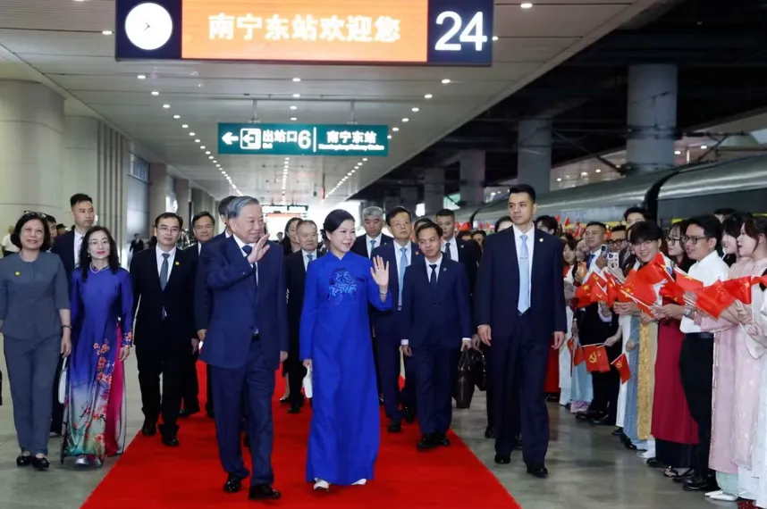 Tổng B&iacute; thư, Chủ tịch nước T&ocirc; L&acirc;m kết th&uacute;c tốt đẹp chuyến thăm cấp Nh&agrave; nước đến Trung Quốc - Ảnh 3.