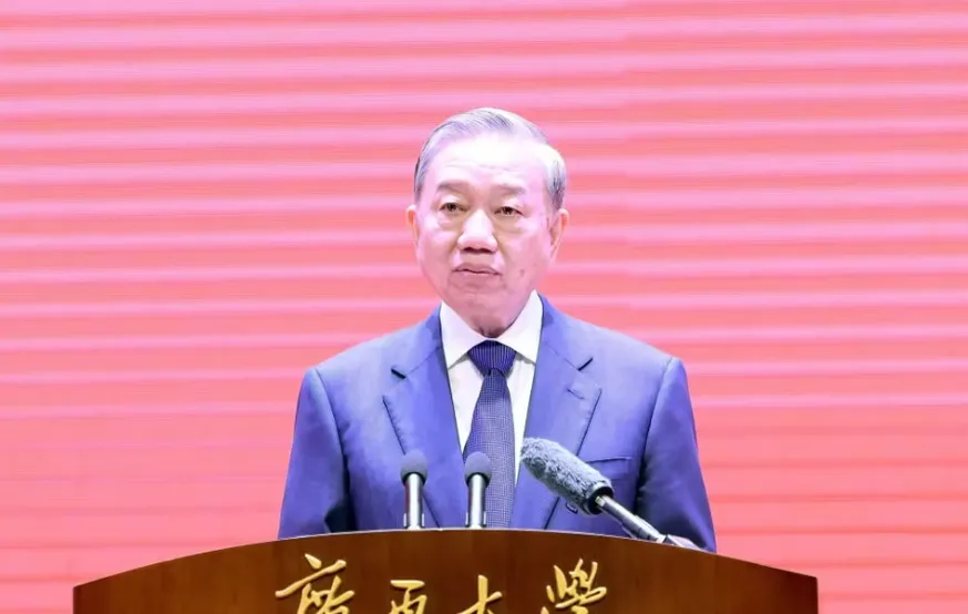 Tổng B&iacute; thư, Chủ tịch nước T&ocirc; L&acirc;m thăm di t&iacute;ch Khu học x&aacute; Trung ương tại Trung Quốc - Ảnh 3.